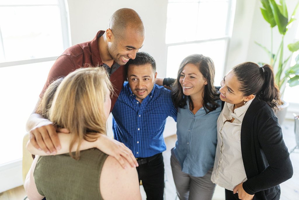 Conversa de apoio com empatia